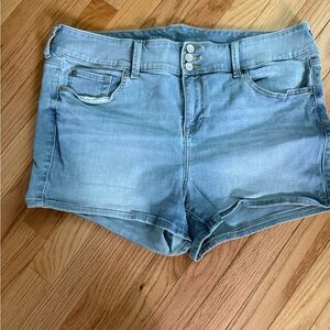 Torrid Light Blue Jean Shorts